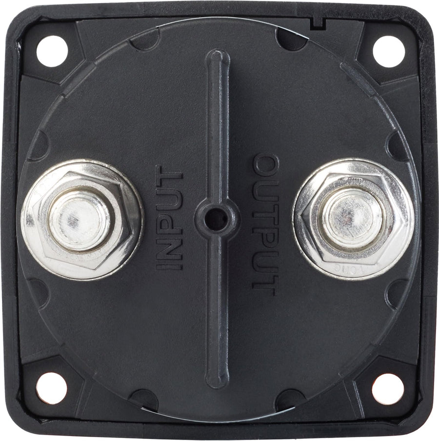 Battery Isolator Switch Blue Sea Systems 6005200 m-Series ON/OFF with Locking Key, Black