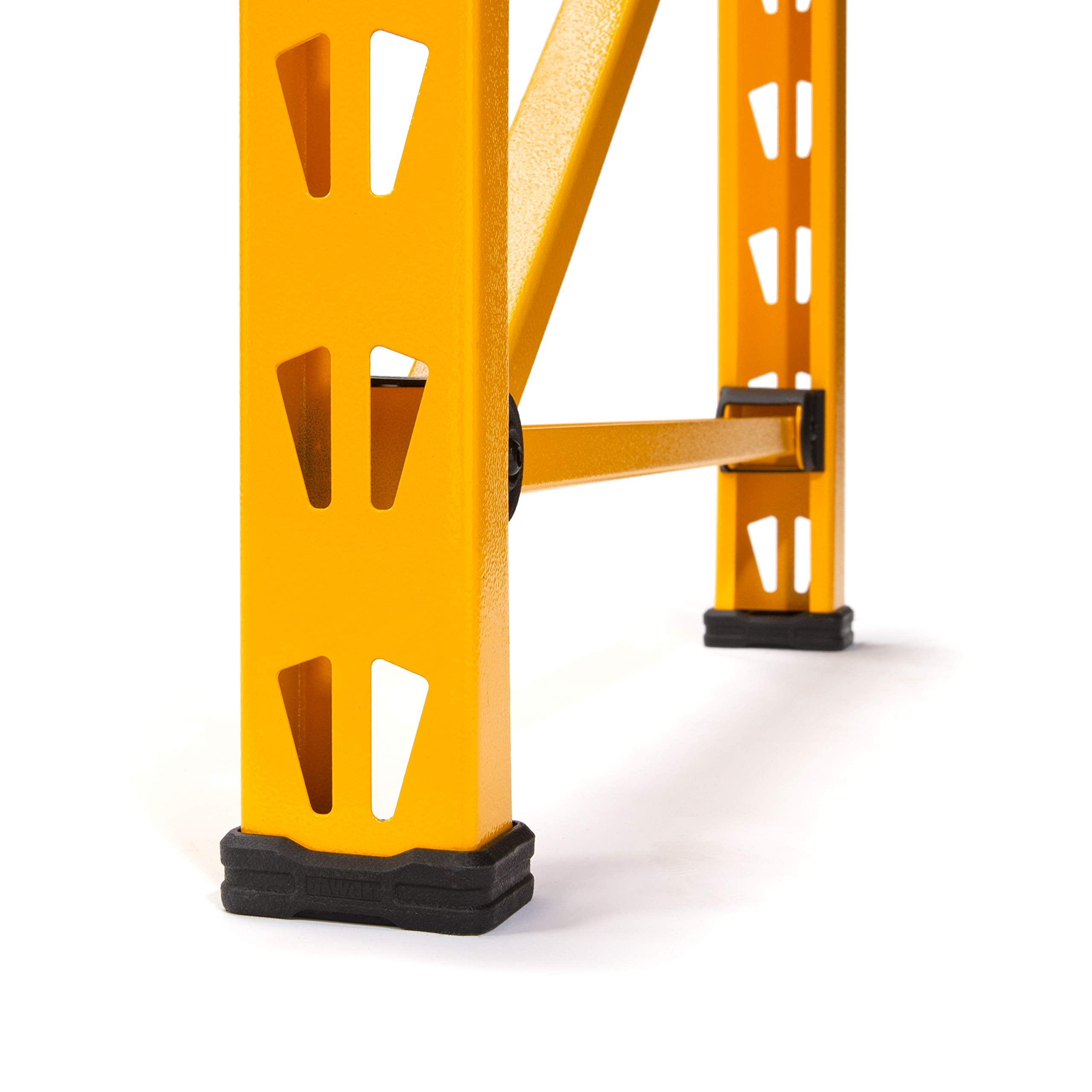 DEWALT 6-Foot Single Shelf Wide Industrial Rack Extension Kit, Add 2 Feet of Extra Height to 6-ft Storage Racks, 2,500-lb Capacity, Powder-Coated Steel, NOT Compatible with 4-Foot Wide Shelf