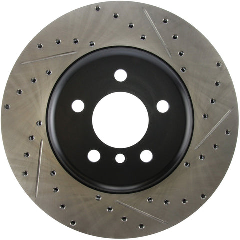 Sport Drilled/Slotted Brake Rotor StopTech 127.34124L (Front Left), 1 Pack