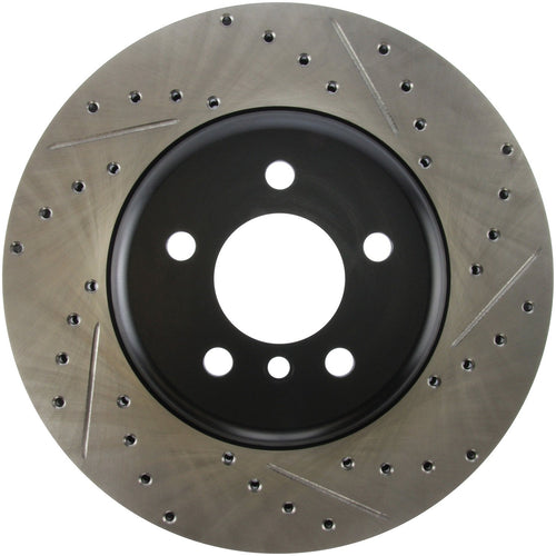Sport Drilled/Slotted Brake Rotor StopTech 127.34124L (Front Left), 1 Pack