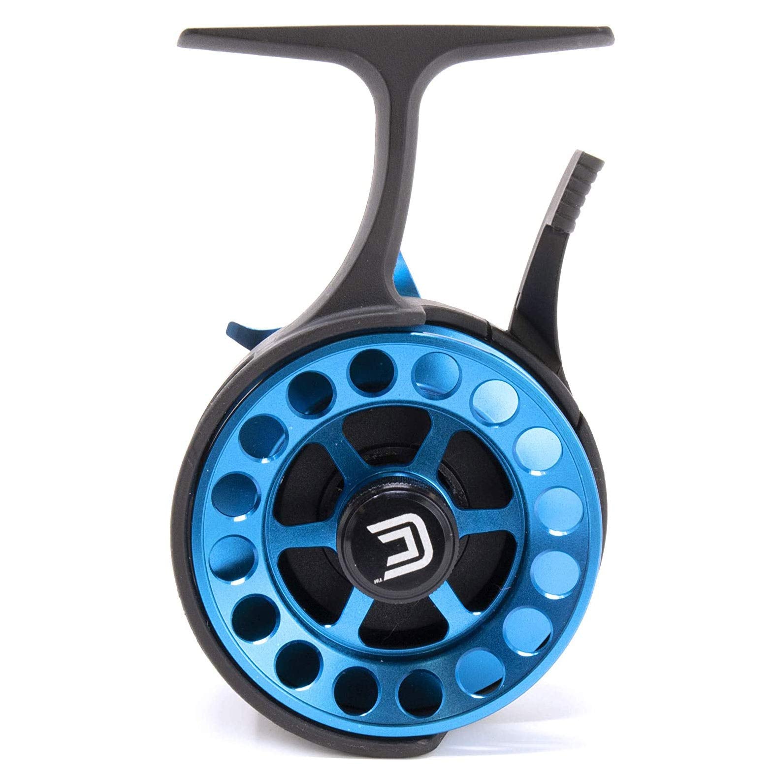 Gravity Elite CLAM Ice Fishing Reel – Ultra-Light Graphite/CNC Spool with 3+1 Bearings – Smooth 3.6:1 Gear Ratio, Left-Hand Retrieve