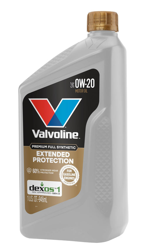 Extended Protection Valvoline Full Synthetic 0W-20 Motor Oil 1 Quart