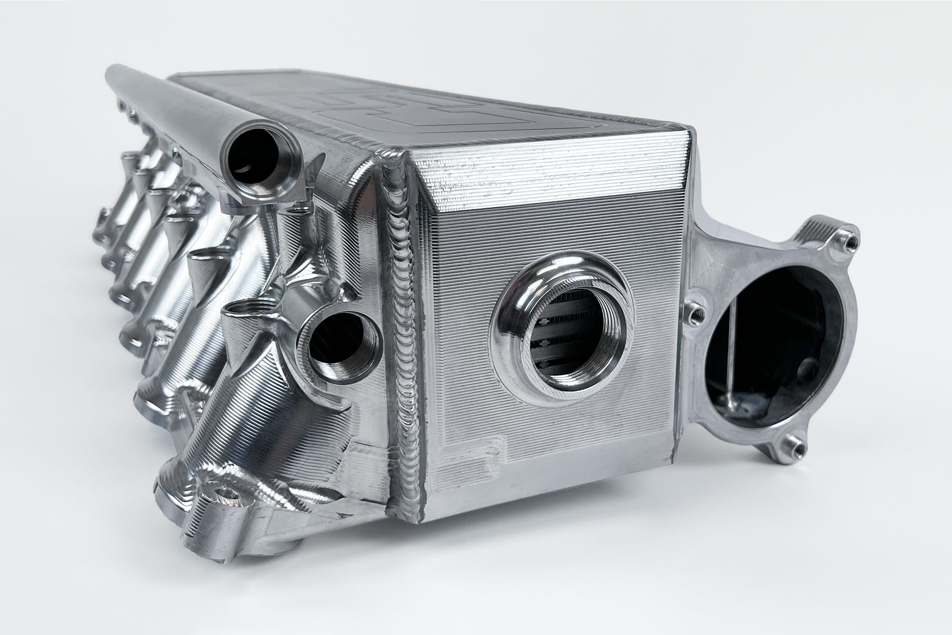 BMW Gen 2 B58 Race X Charge Air Cooler Manifold - CSF Raw Billet