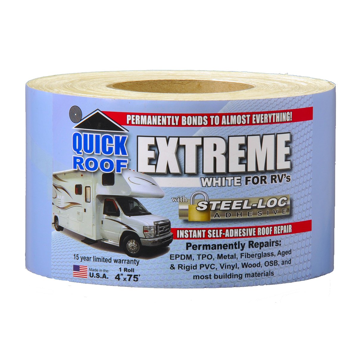 Cofair Quick Roof Extreme UBE475 White 4" x 75'