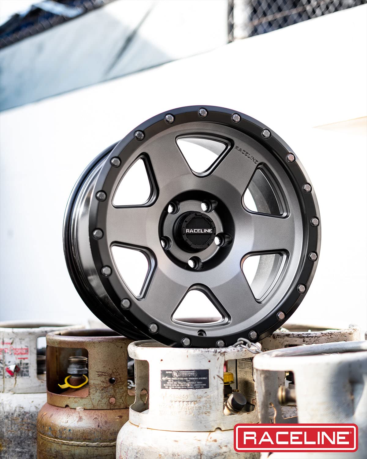 Gunmetal Raceline Boost 18X9 5X139.7 +12mm