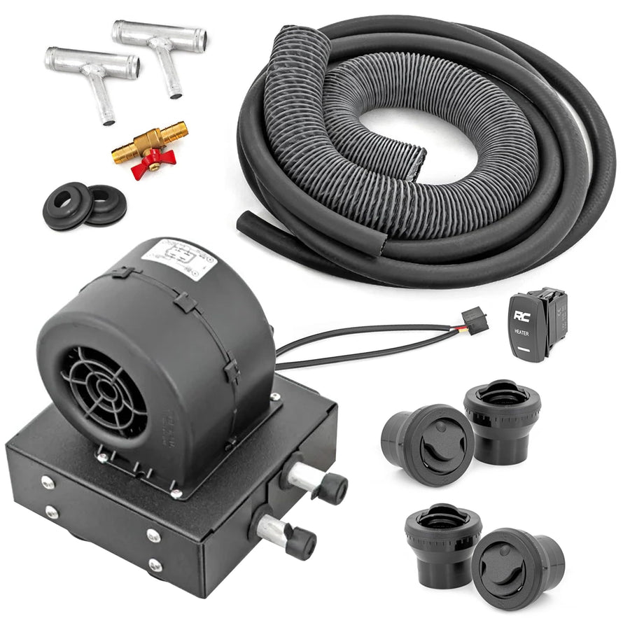 Yamaha Viking Rough Country Cab Heater - 16,000 BTU UTV Heater Kit with Fast Cabin Warm-Up & Defrost, Complete Install Kit, Factory-Like Fit