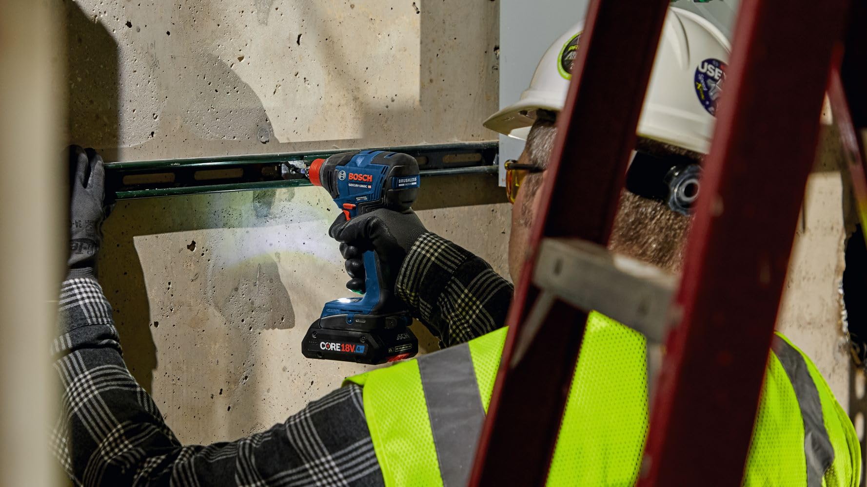 Bosch GDX18V-1860CN 18V Two-In-One Connected-Ready Bit/Socket Impact Driver/Wrench (Bare Tool)