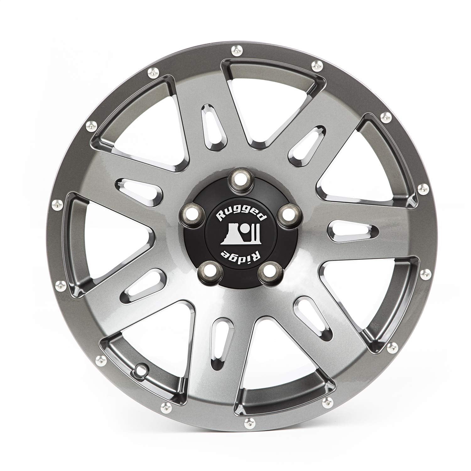 XHD Wheel, Rugged Ridge | 17x8.5, Gun Metal | 15301.61 | Fits 2007-2018 Jeep Wrangler JK/JKU