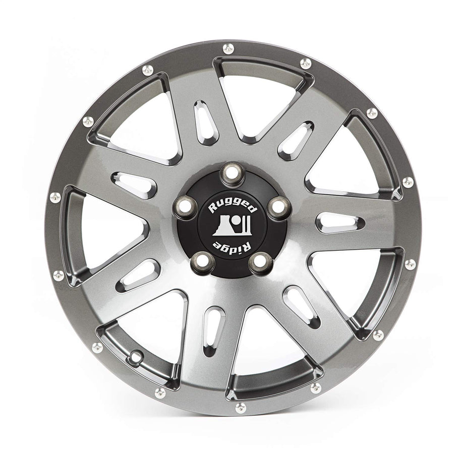 XHD Wheel, Rugged Ridge | 17x8.5, Gun Metal | 15301.61 | Fits 2007-2018 Jeep Wrangler JK/JKU
