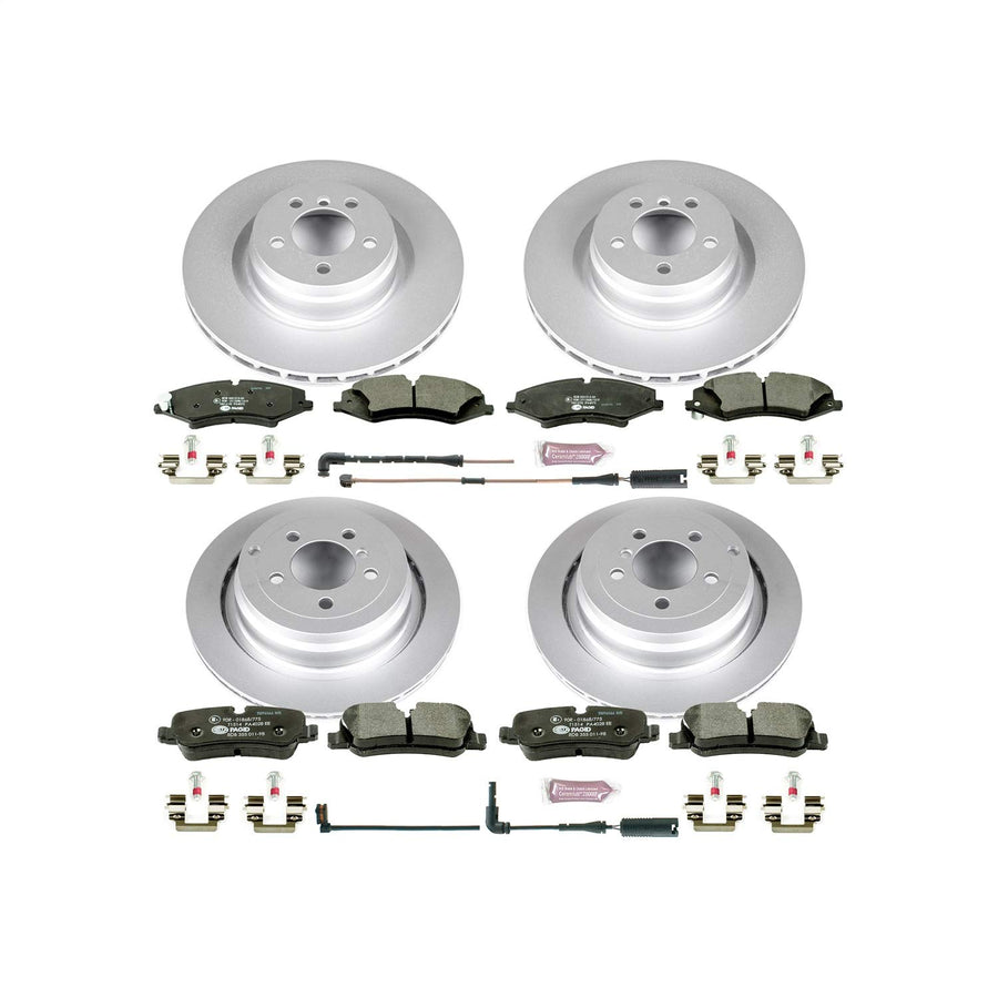 Euro-Stop Power Stop ESK6476 Brake Kit Front and Rear