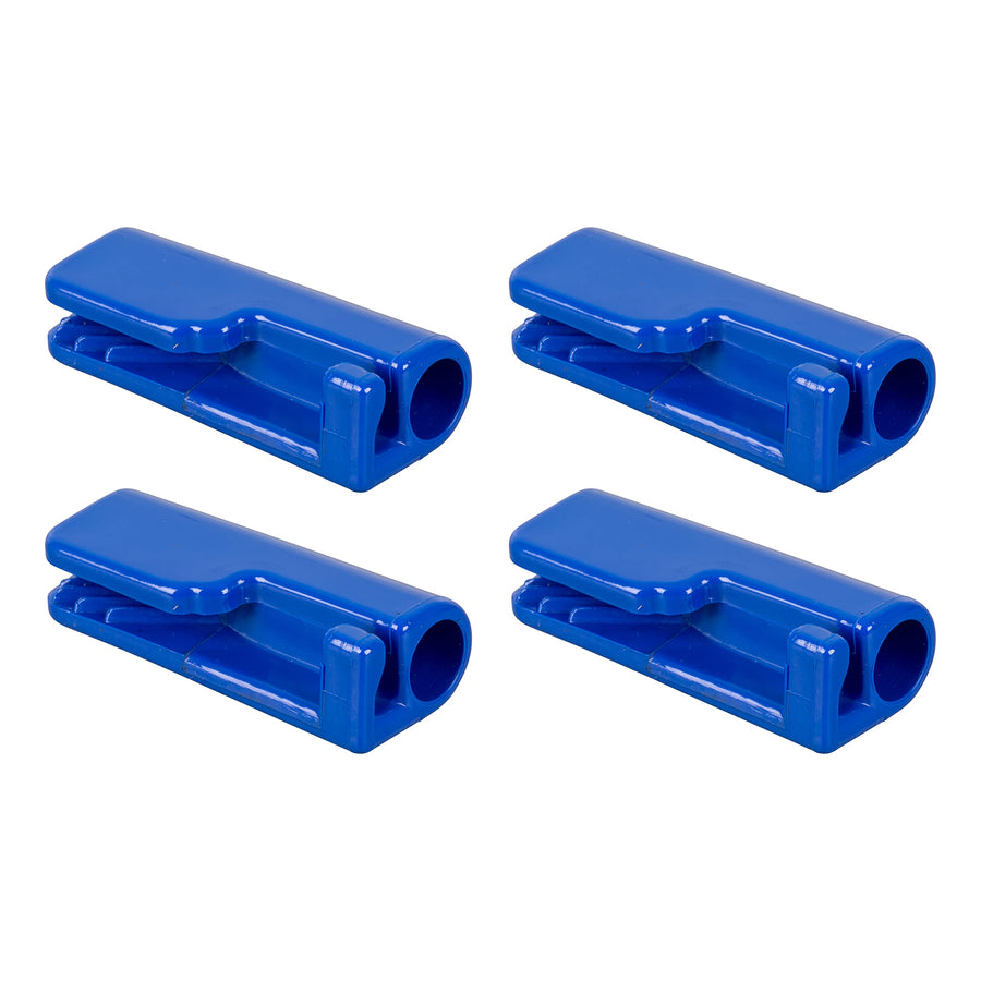 Taylor Made Boat Fender Hangers Quick Knot for 1/4" Line, Heavy-Duty Blue Molded Nylon, 2-1/8" x 1-1/8" x 3/4", 4-Pack - 1098