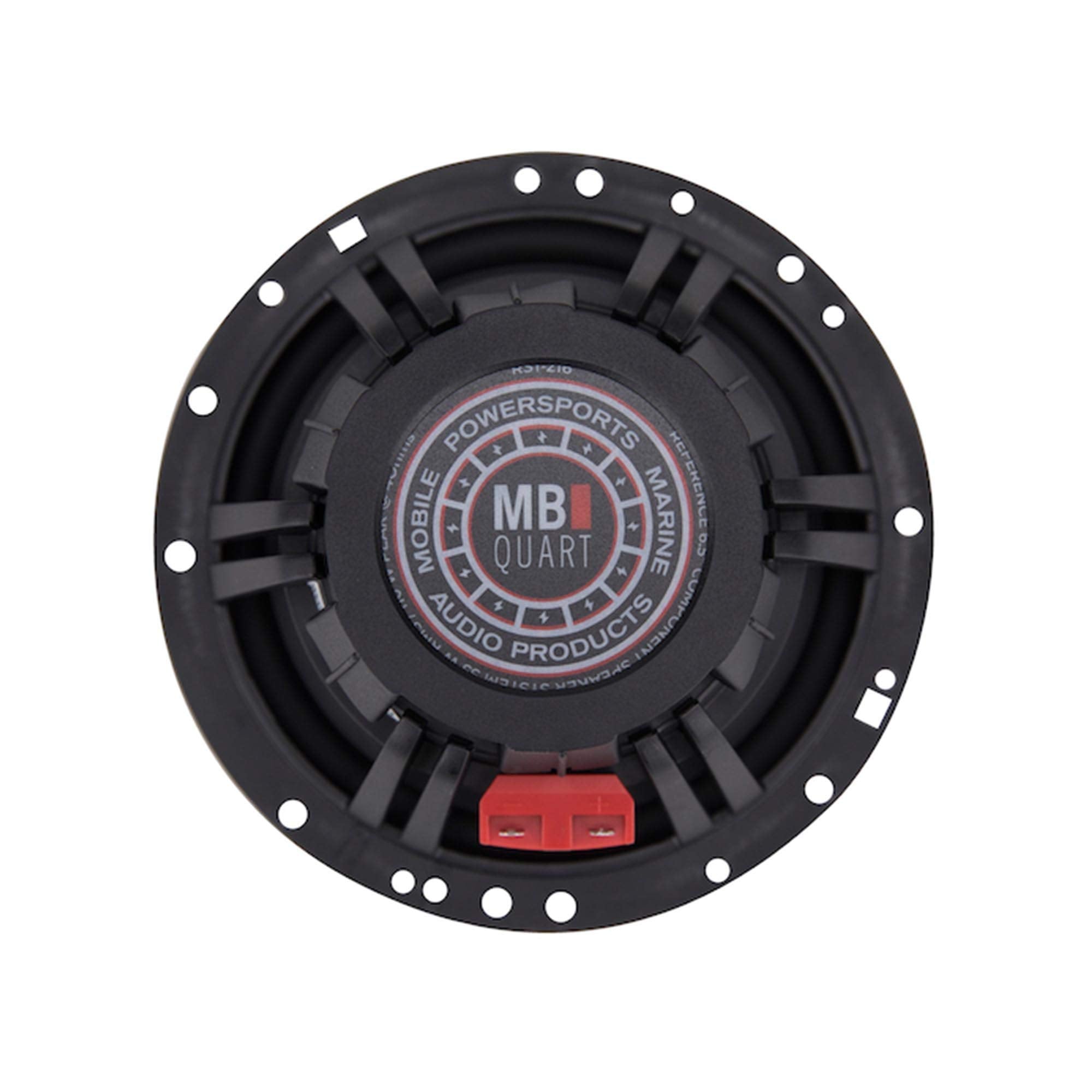 MB Quart Reference RS1-216 Car Speakers (Black, Pair) – 6.5 Inch Coaxial Speaker System, 220 Watt, 2-Way Car Audio, 4 OHMS (Grills Included)