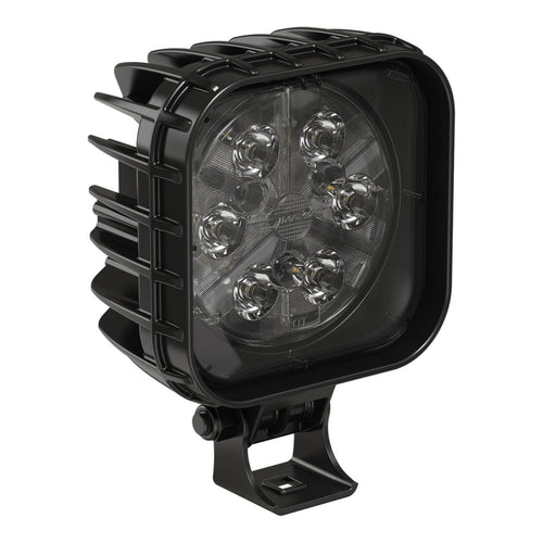 J.W. SPEAKER Model 832 1300181- 12-24V LED Auxiliary Light 4" x 4" Square with Flood Beam Pattern