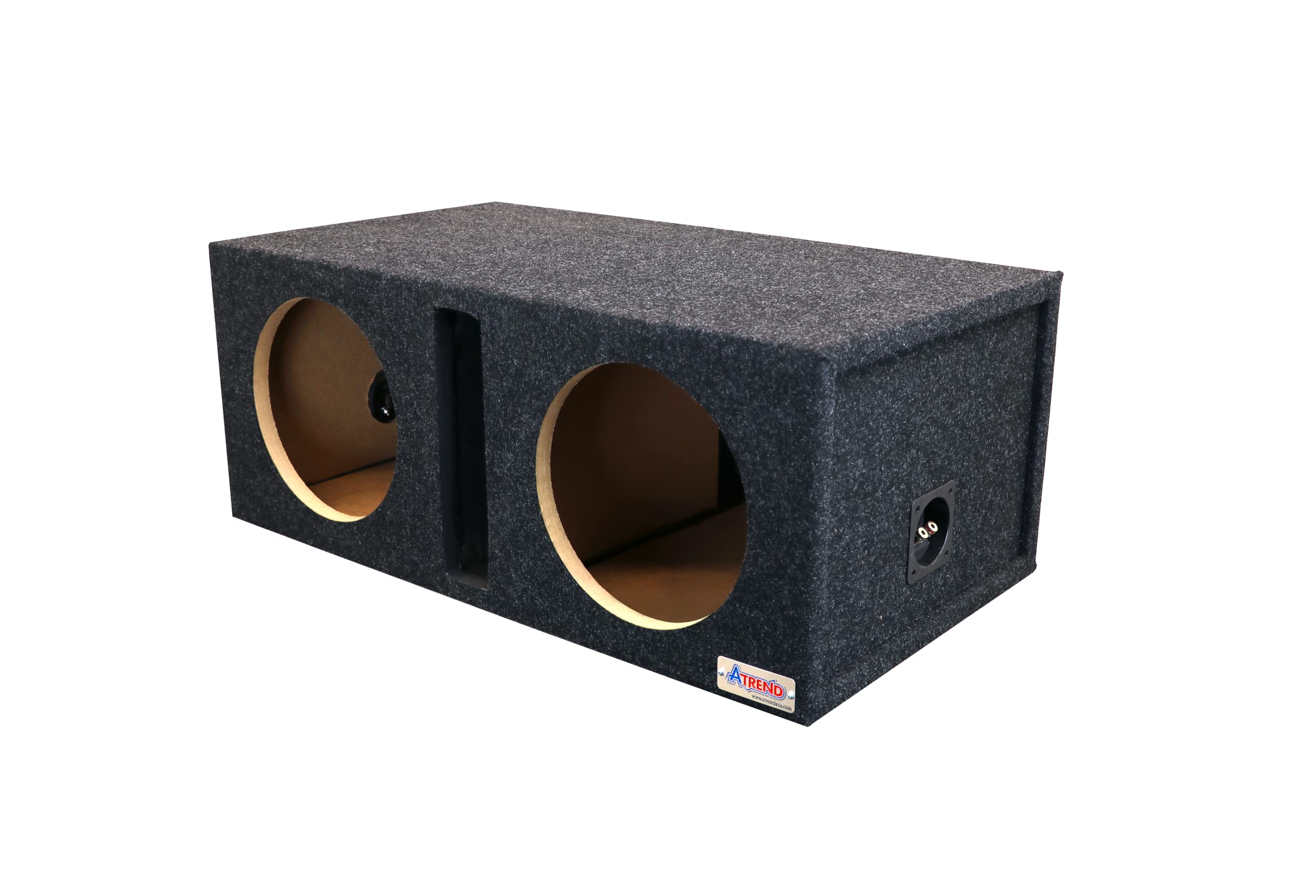 10DQV Atrend 10” Dual Vented Subwoofer/Speaker Enclosure Designed and Engineered in USA with The Latest in Computer Automated Design So You Can Let The Music Move You