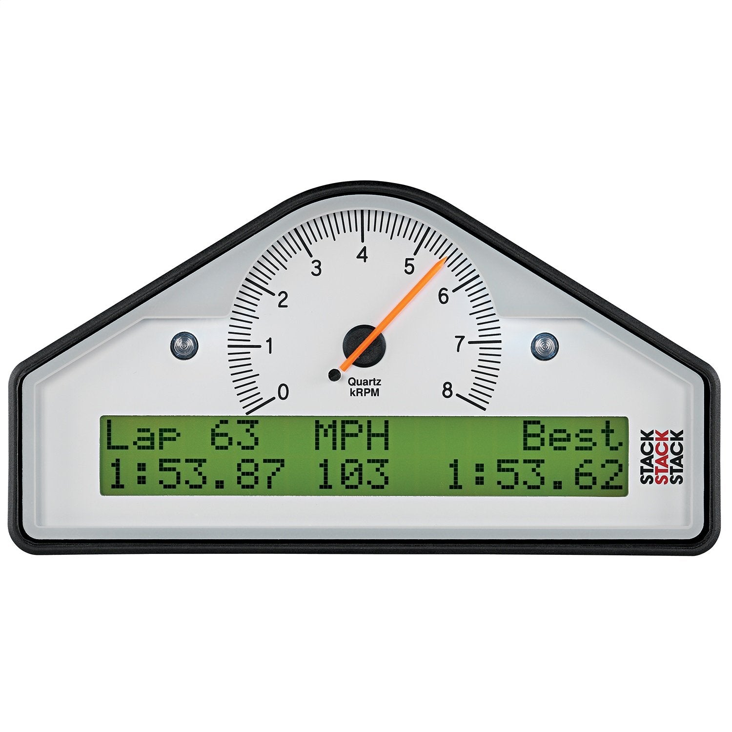 AutoMeter Street Dash ST8130-B, Wht, 0-8K RPM (Psi, Deg. F, Mph)