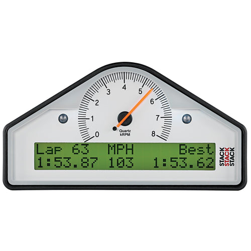 AutoMeter Street Dash ST8130-B, Wht, 0-8K RPM (Psi, Deg. F, Mph)