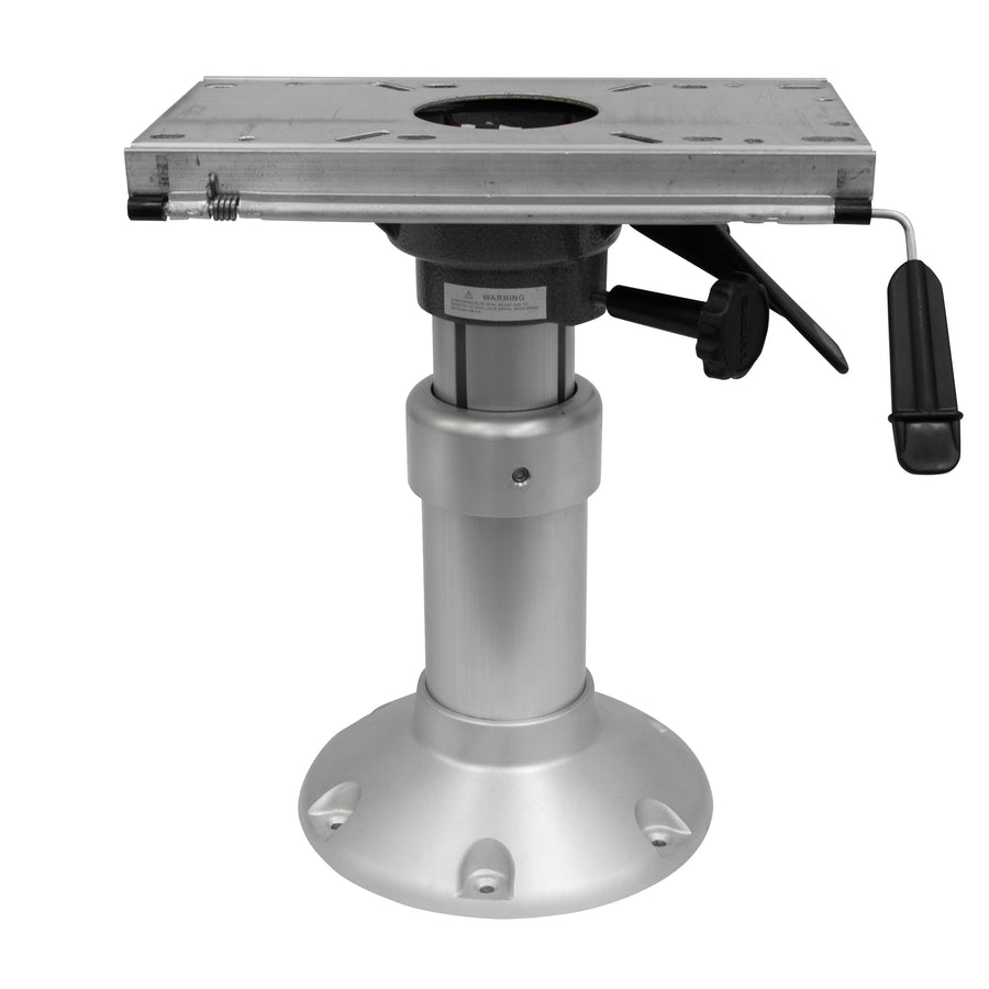 Heavy Duty Wise Mainstay Air Power Pedestal with Slide, Silver