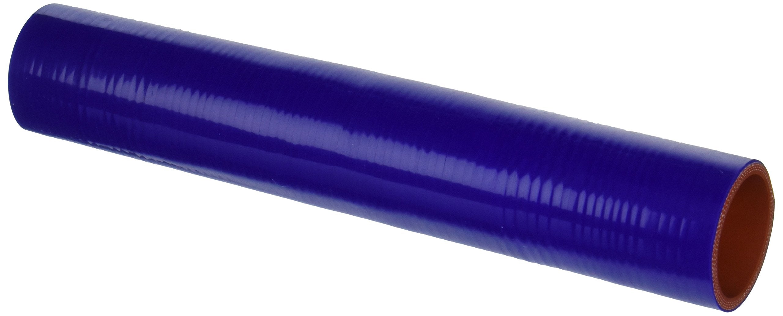 HPS Silicone HTST-175-BLUE High Temperature 4-ply Reinforced Tube Coupler Hose, 80 PSI Maximum Pressure, 12" Length, 1-3/4" ID, Blue