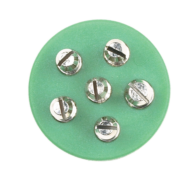 Round Hoppy Car End Connector 6 Pole 6 - 12 V, 8 A