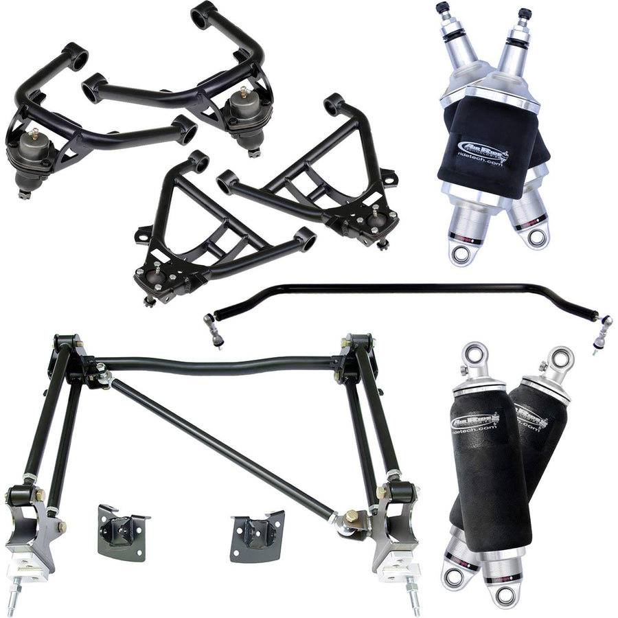 Air Suspension System Ridetech 11030298 55-57 Chevy with 2 Piece Frame
