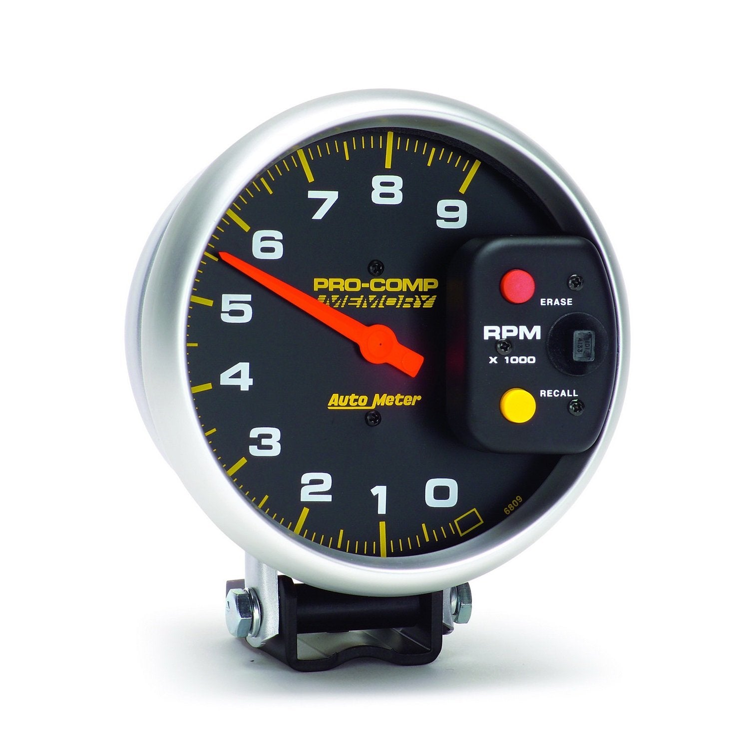 AUTO METER Pro-Comp 6809 Memory Tachometer,5.000 in.