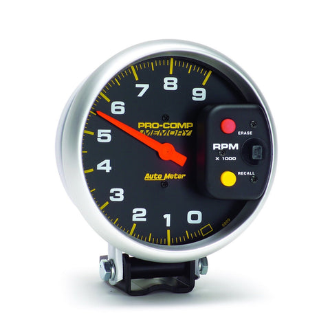 AUTO METER Pro-Comp 6809 Memory Tachometer,5.000 in.