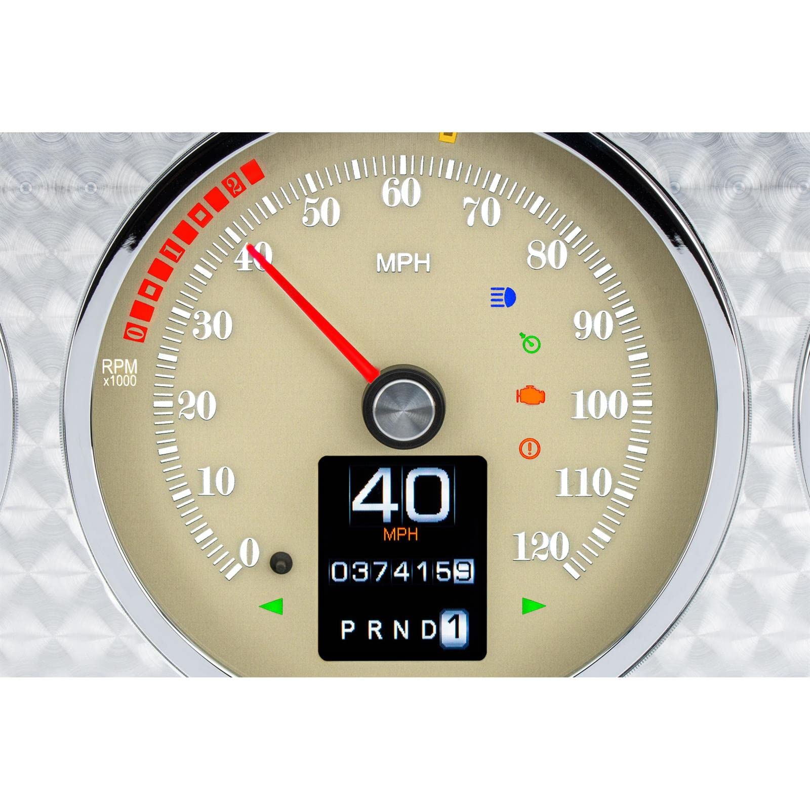 Dakota Digital Retrotech RTX-33F-X Gauge Instrument System Compatible with 1933-34 Ford Car
