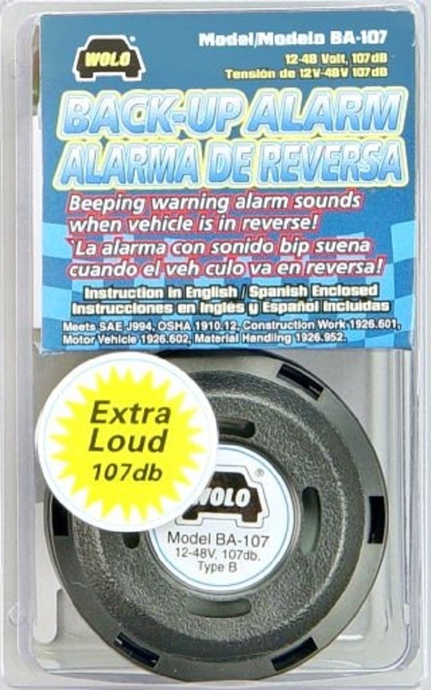 Pro-Tec Wolo (BA-107) Heavy Duty Commercial Grade Back-Up Alarm
