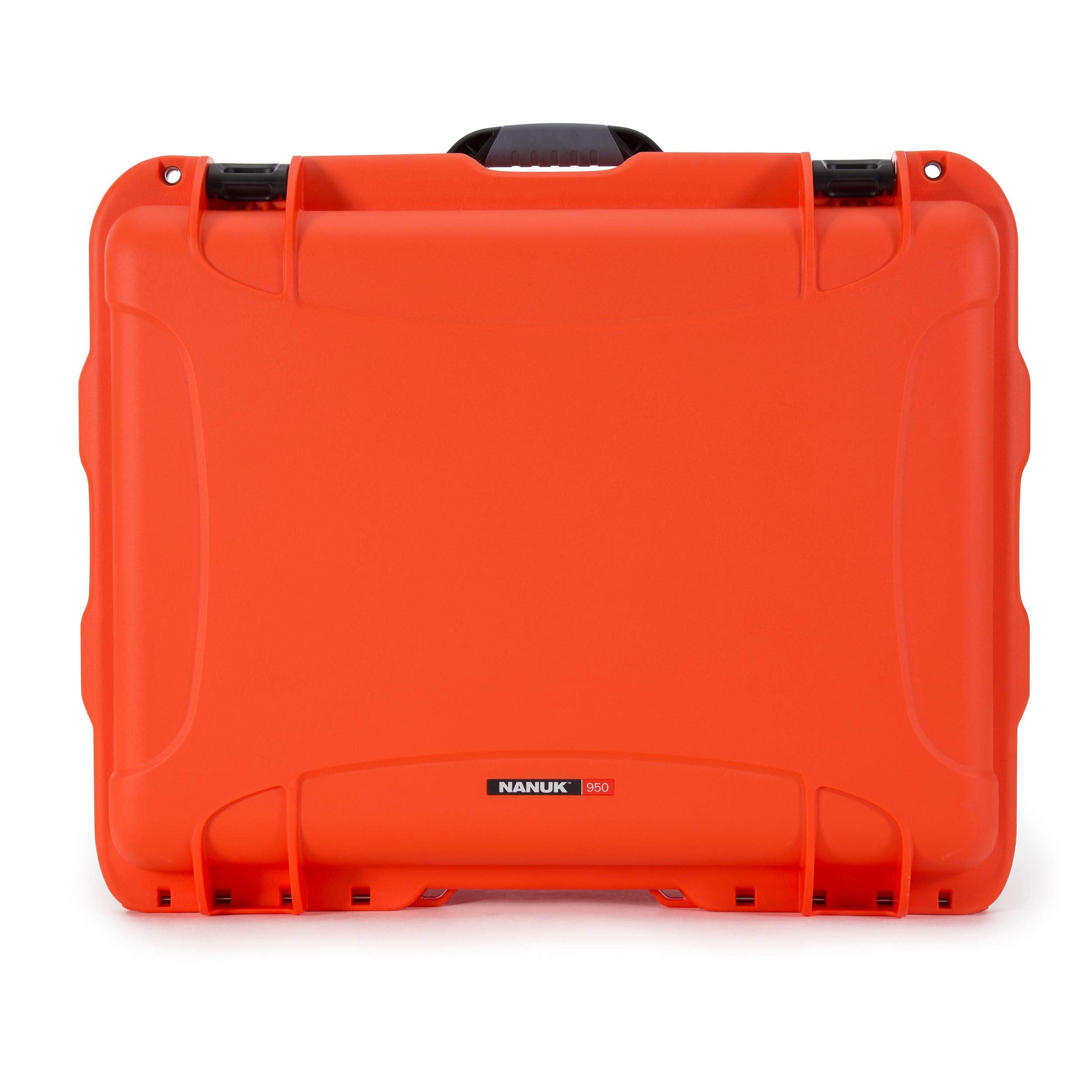950 Nanuk Waterproof Hard Case for Pistols 15UP w/Wheels - Orange