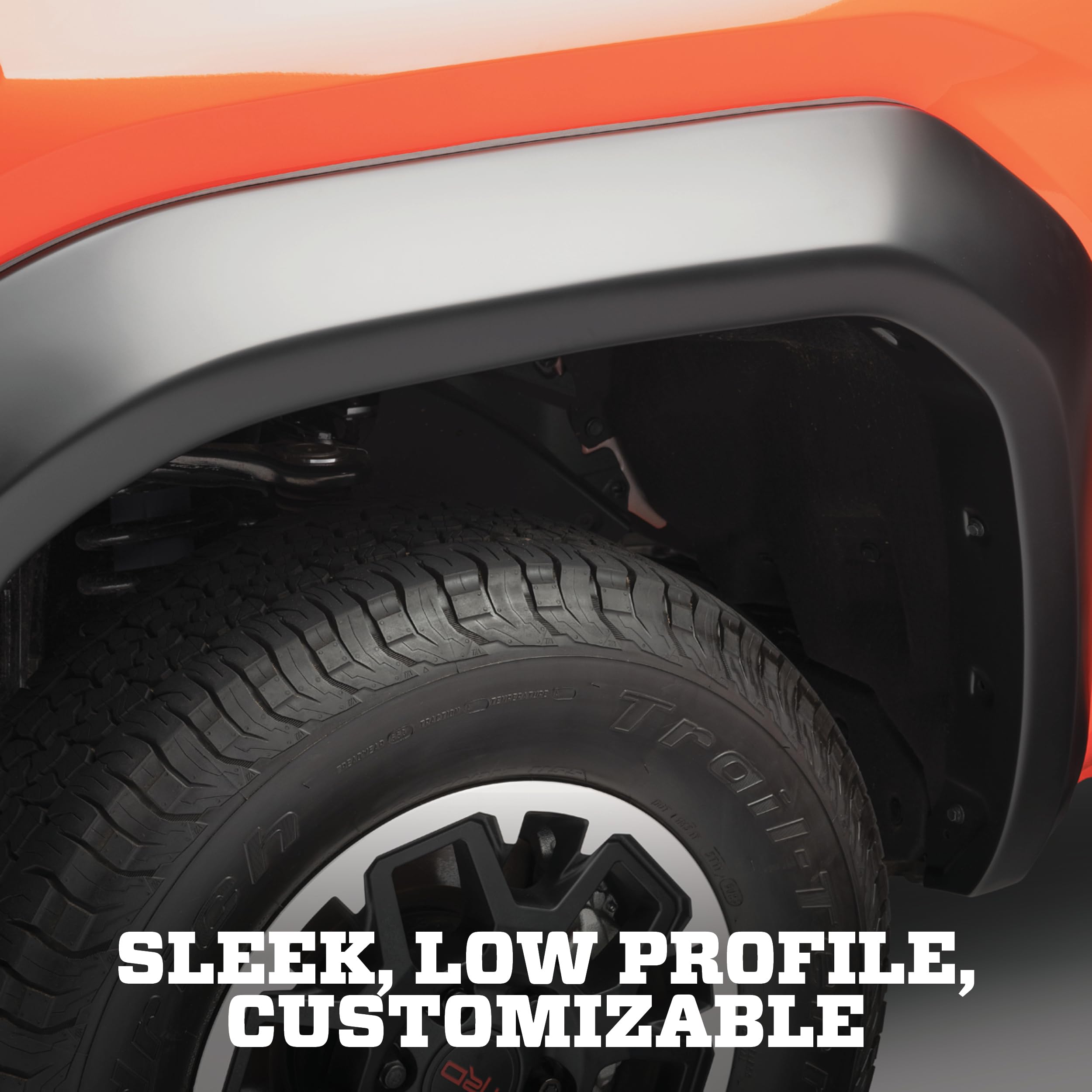 Husky Liners Extend-A-Fender Style Fender Flares | Fits 2015-2017 Ford F-150, Excludes Models w/Tech Package | Front & Rear, 4-pc Black - 2802936