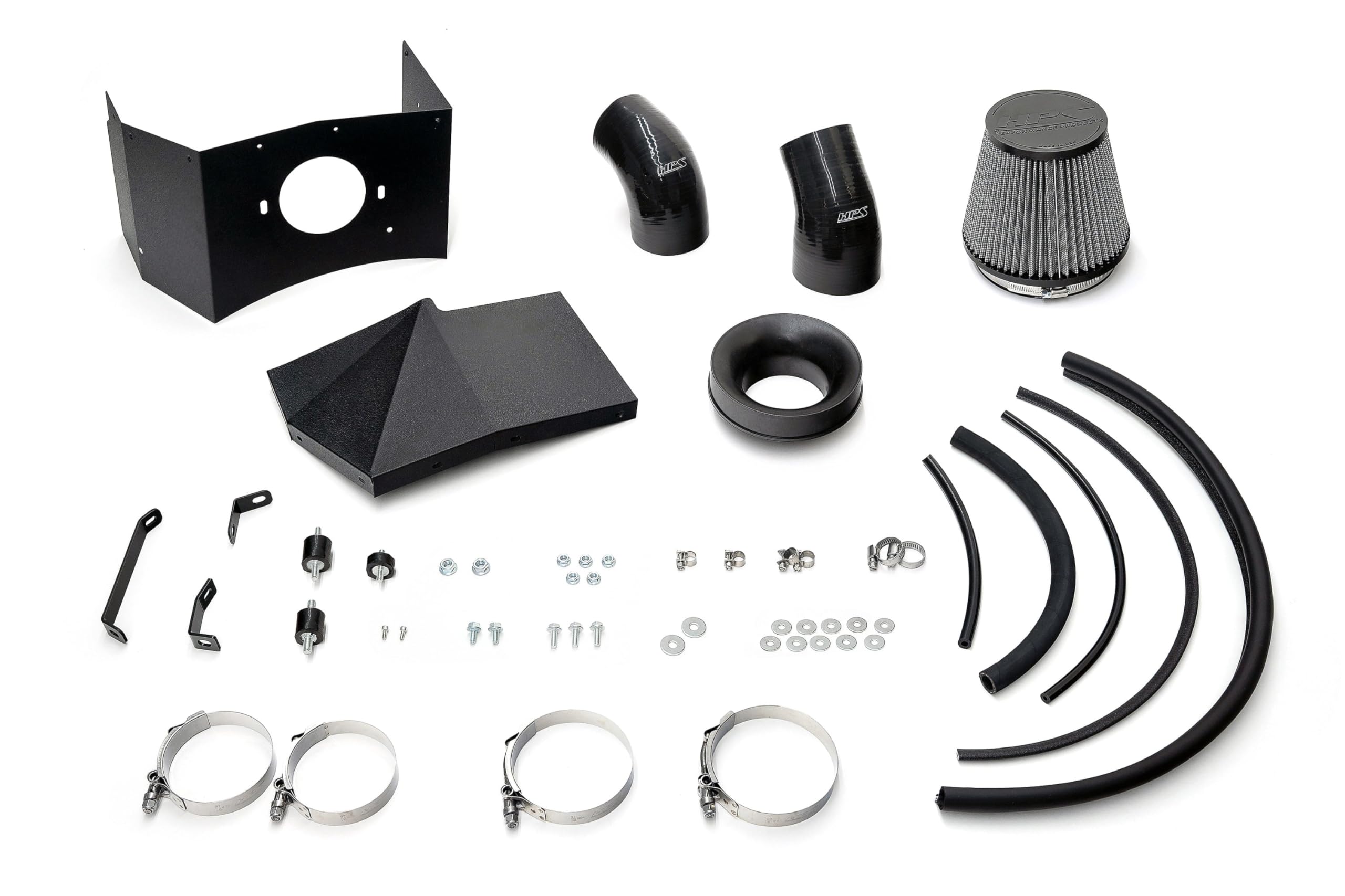 Red HPS Air Intake Kit with Heat Shield Cool Ram Compatible for 2005-2009 Lexus GX470 Toyota 4Runner 4.7L V8 VVT-i, 827-730R