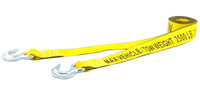 2" x 15' Yellow Tow Strap with Hooks Erickson 01002
