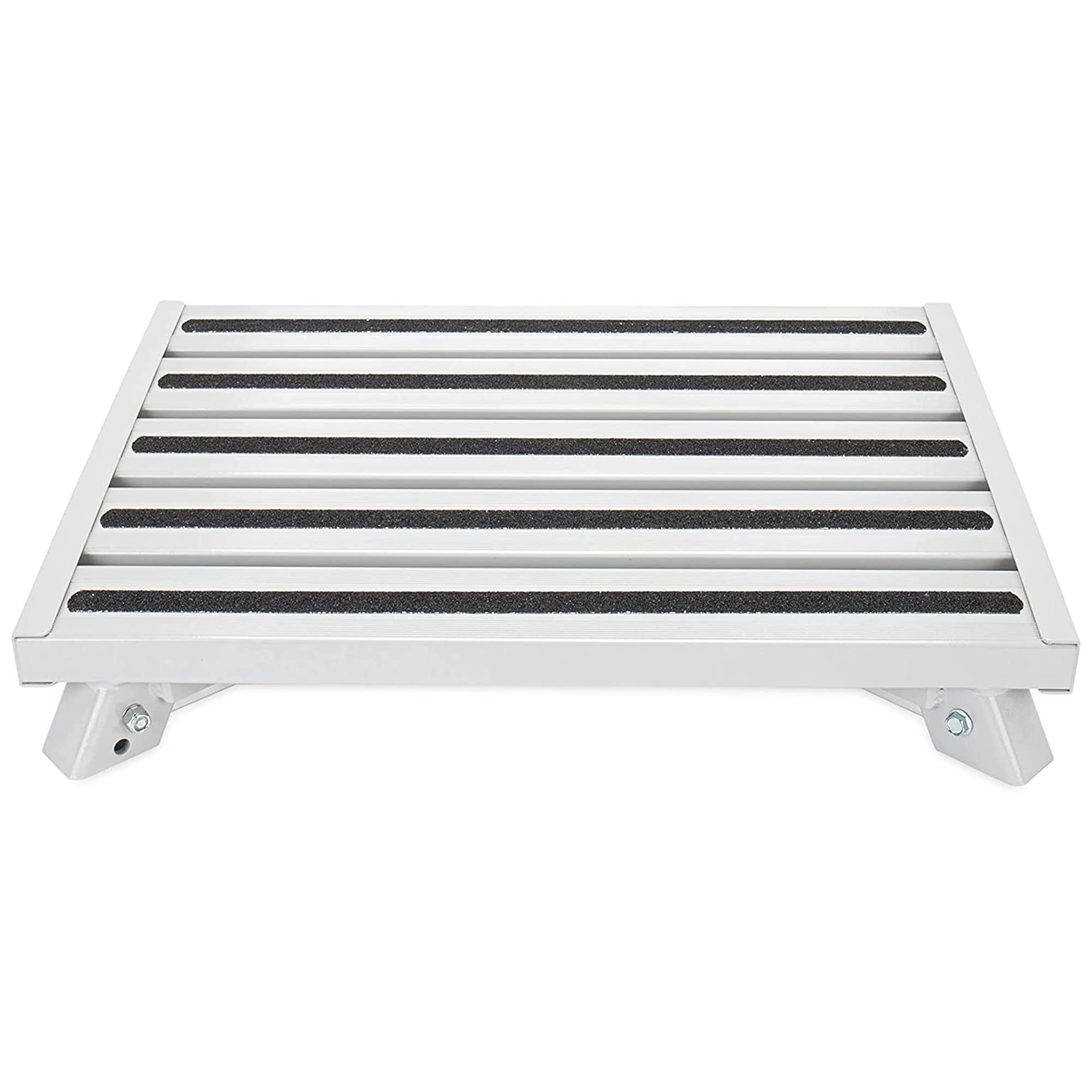 Fixed Height Camco 43677 Aluminum Platform Step, Supports up to 1,000lbs, Includes Non-Slip Rubber Feet