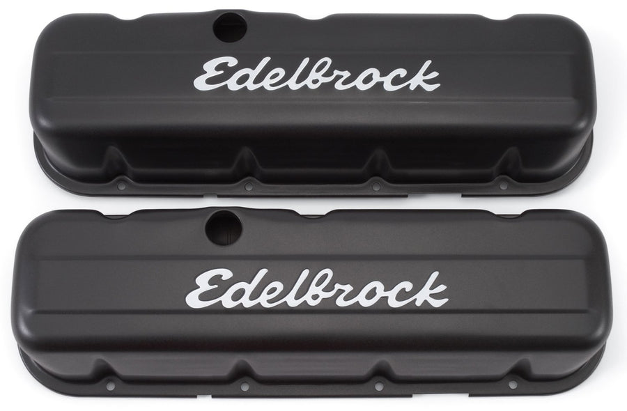 Edelbrock Signature Series 4683 Tall Profile Black Valve Cover