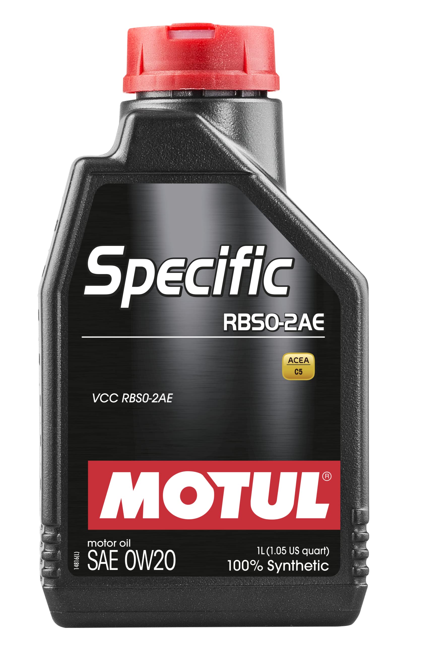0W20 MOTUL RBS0-2AE 1L 100% Chemical Synthetic Engine Oil