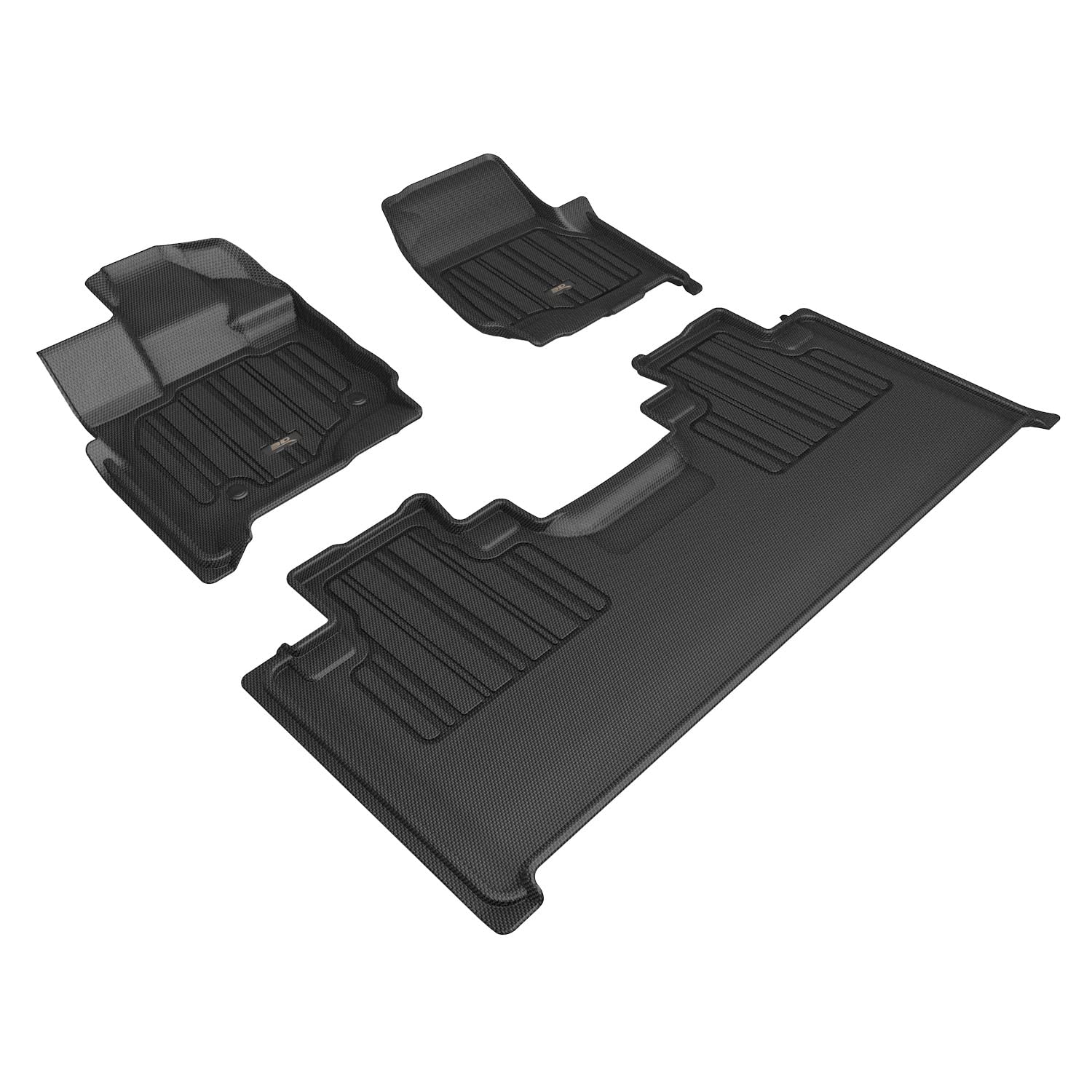 3D MAXpider ELITECT Custom Fit Floor Mat (Black) Compatible with Ford F-150 2015-2020 - Full Set