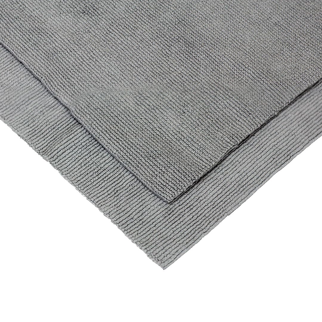 Maxshine Universal 16x16 Crazy Polishing Microfiber Towel (Grey, 350GSM) | Ultra-Soft, High-Absorbency Cloth | Professional Microfiber Towel for Car Polishing, Buffing & Auto Detailing Tasks
