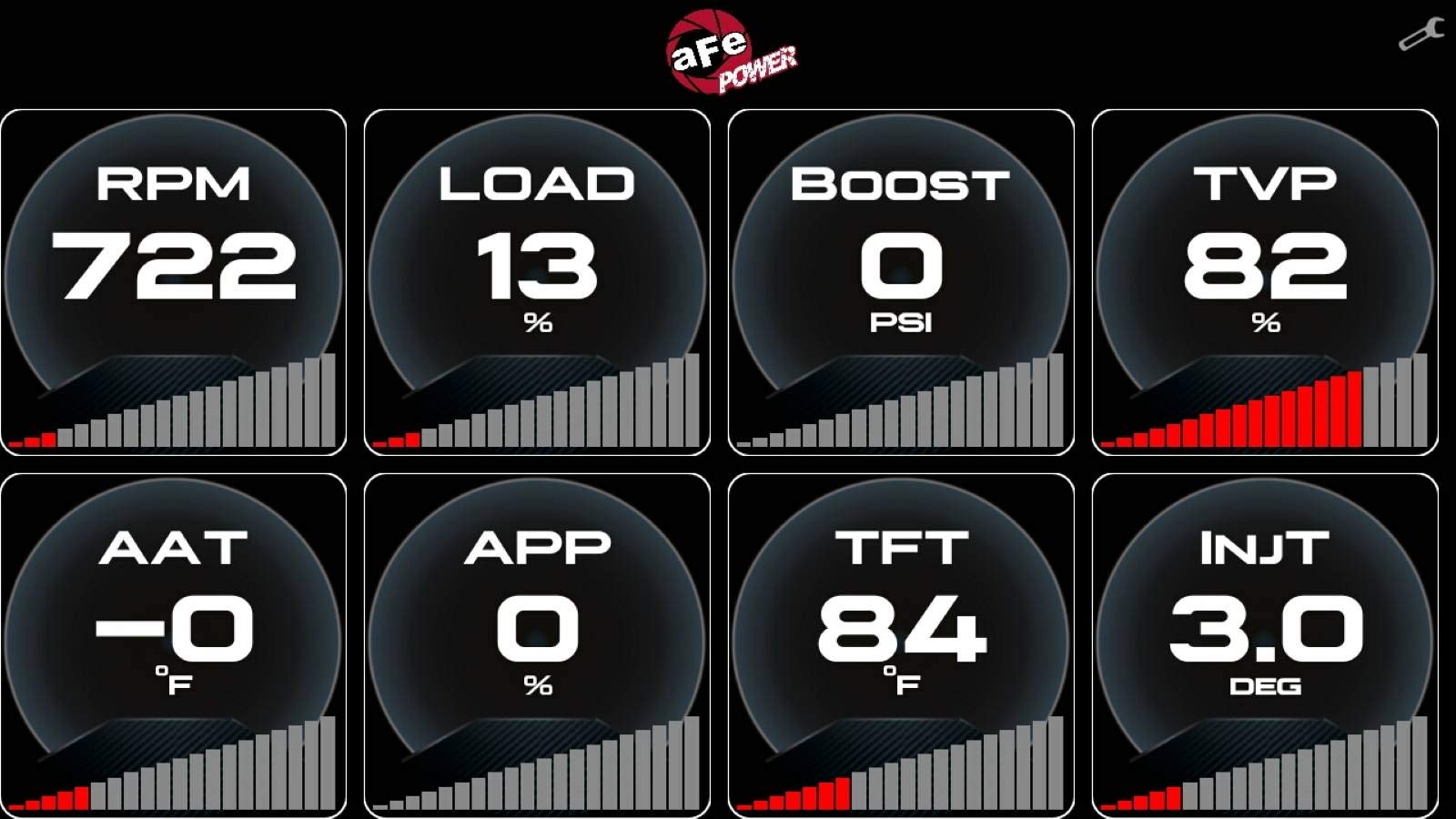 aFe Power AGD 77-91001 Advanced Gauge Display Digital 5-1/2 IN Monitor