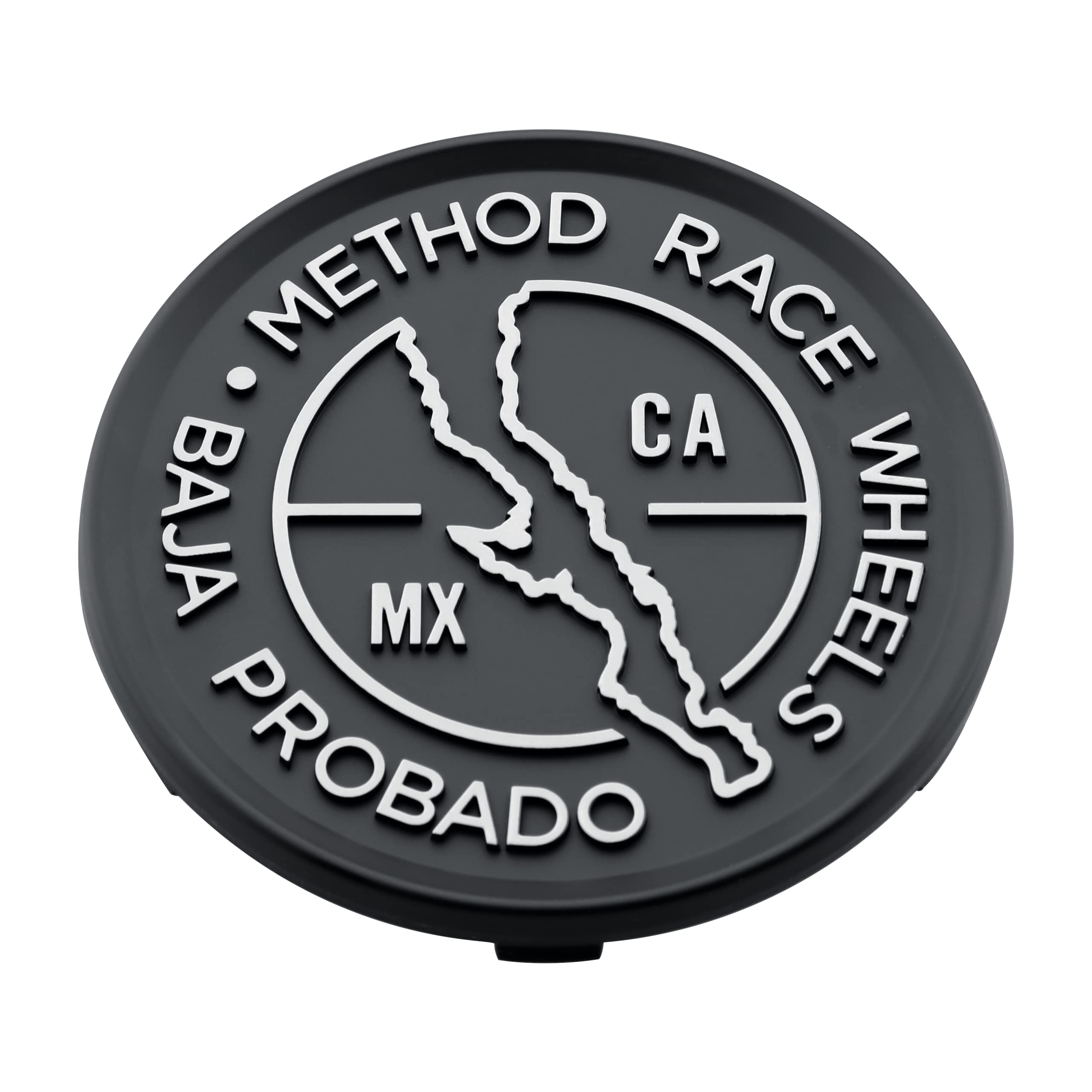 Baja Proven Method Race Wheels Center Cap, Black