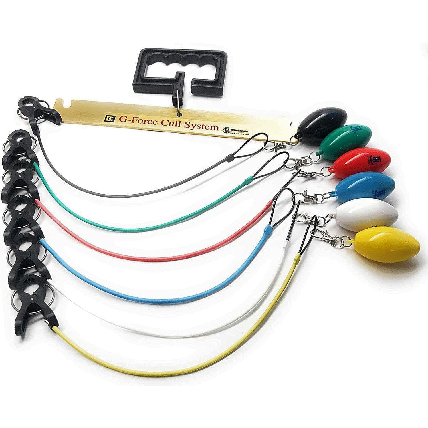 G-Force T-H Marine Conservation Cull System Gen 2 | Eco-Friendly Color-Coded Fishing Culling System with Precision Fish Weighing Clips | Durable & Reliable Fishing Accessories for Tournament Angling
