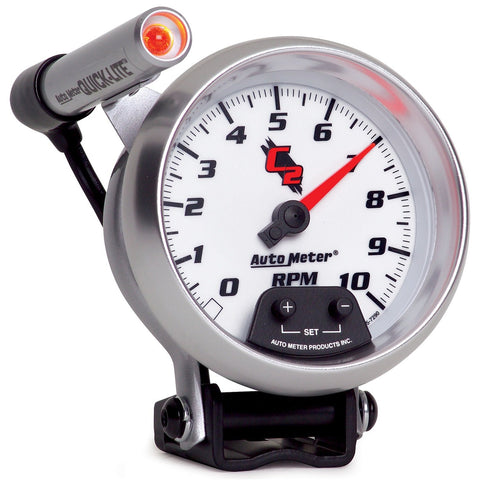 Auto Meter 3-3/4" 10000 RPM C2 Shift-Lite Mini-Monster Tachometer