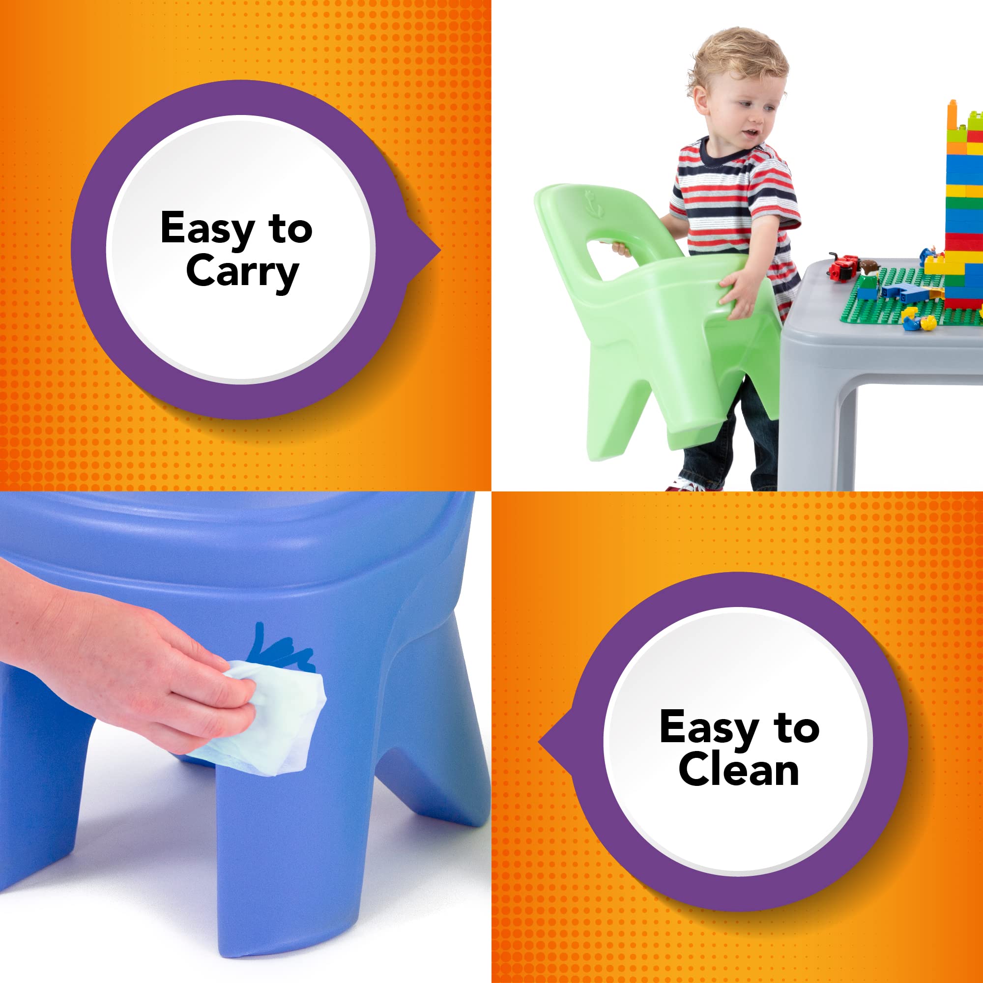 Play Around Table and Chairs Simplay3 216080, Multi