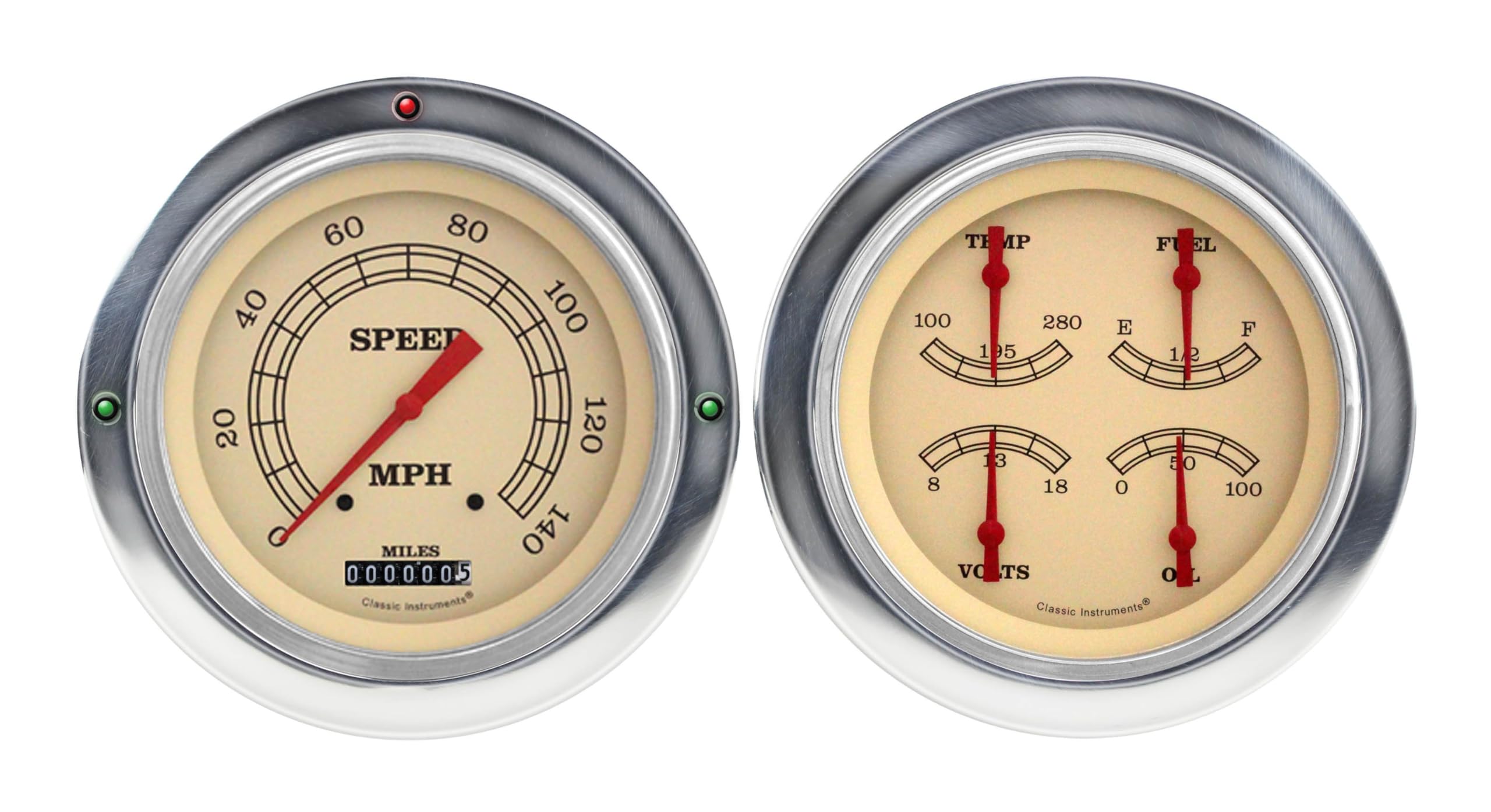 Vintage Series Classic Instruments Truck Gauge Package CT54VT52