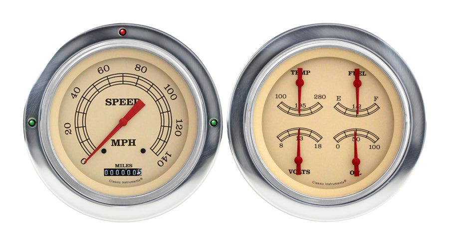 Vintage Series Classic Instruments Truck Gauge Package CT54VT52