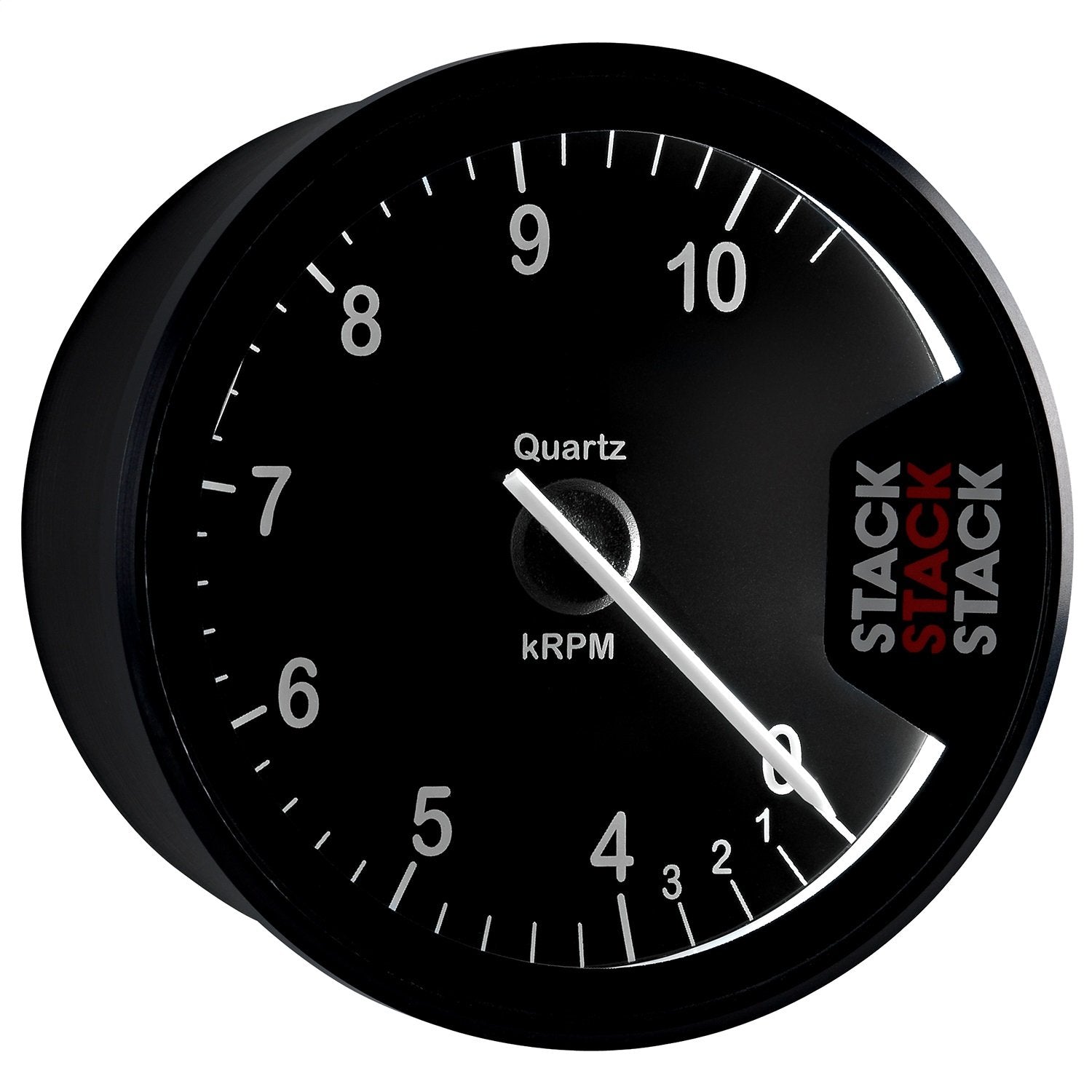 Clubman Stack ST200-04105 Black 80mm 0-4-10.5k RPM Tachometer