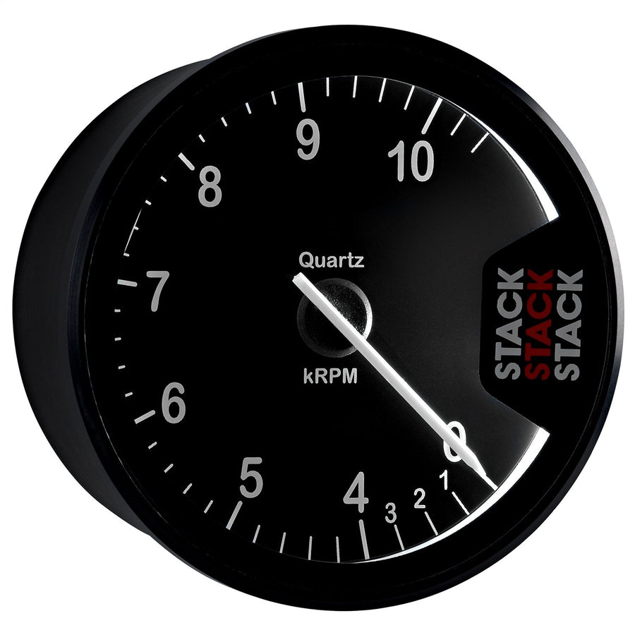 Clubman Stack ST200-04105 Black 80mm 0-4-10.5k RPM Tachometer