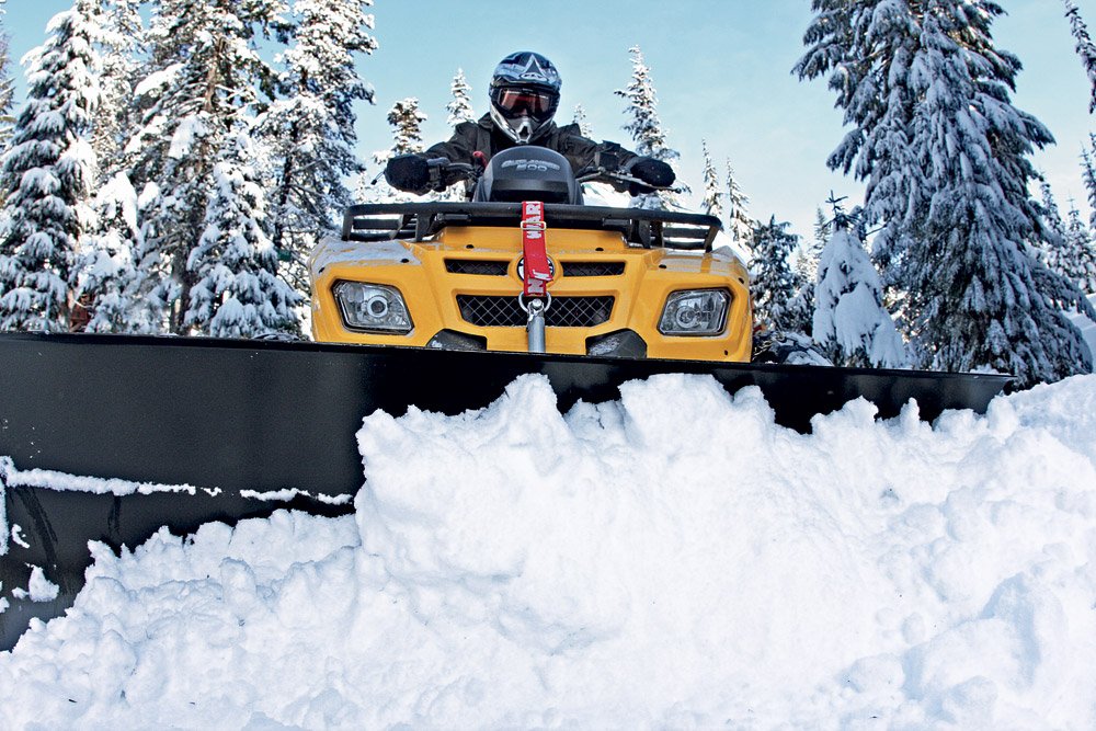 Powersports WARN 85260 ATV Center Kit Snow Plow Mount, Black