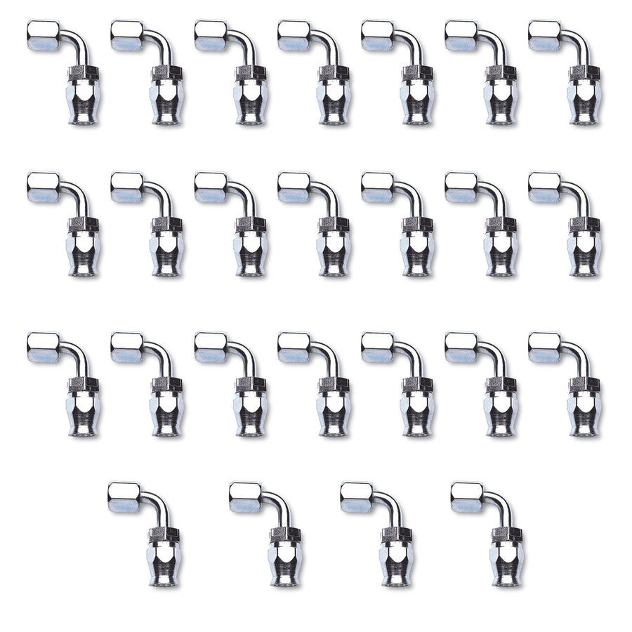 PWR STEERING HOSE END ENDURA, -6 90 DEG 25 PC BULK PKG