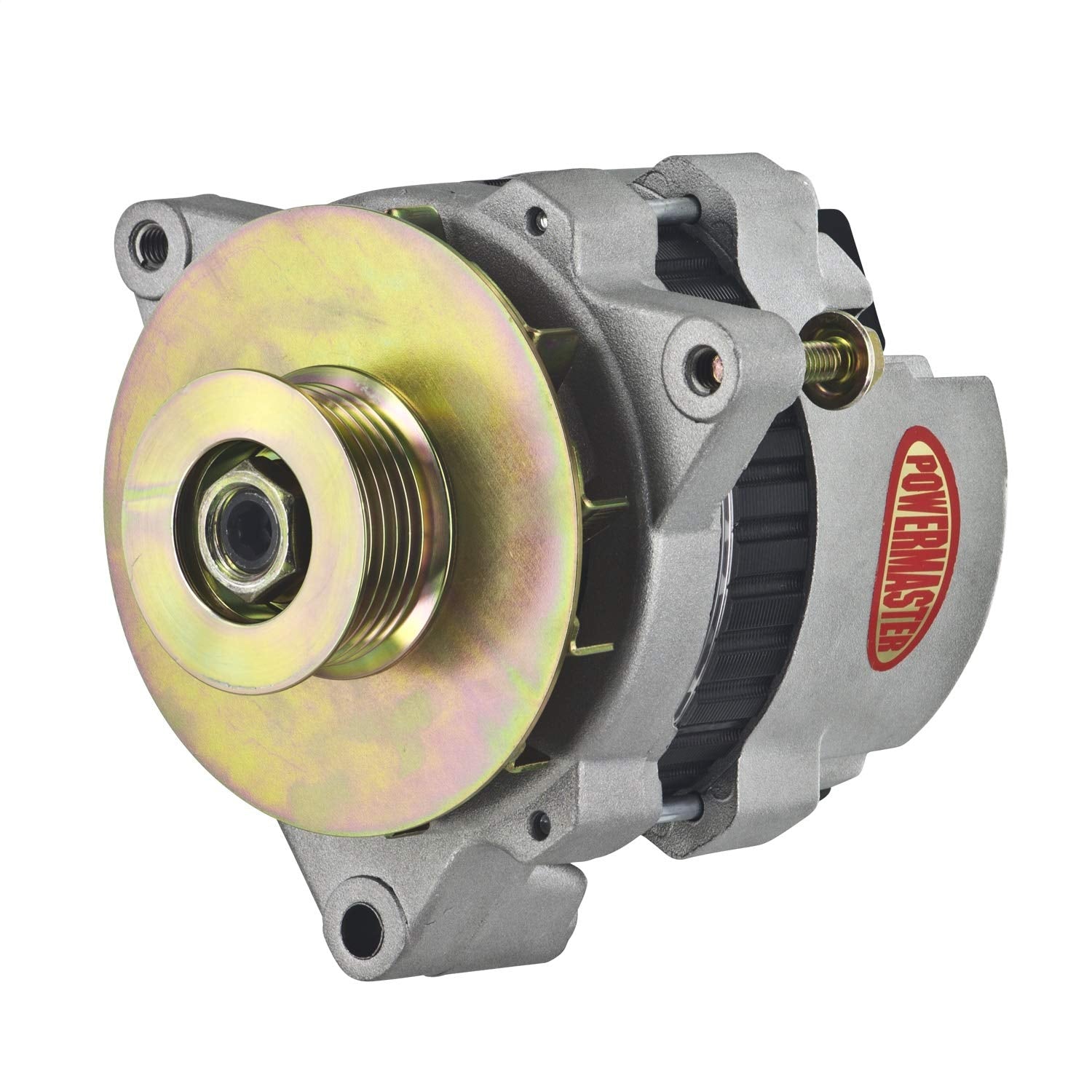 Natural Powermaster 7472-104 Alternator (CS121 "5X5" 100A 12V 6 Groove Pulley Side Bat Post Fan & Baffle 1 Wire)