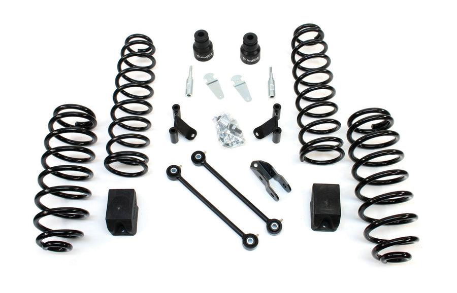 JK TeraFlex 1352000 4 Door Lift Kit Spring Box with Shock Extensions (2.5")